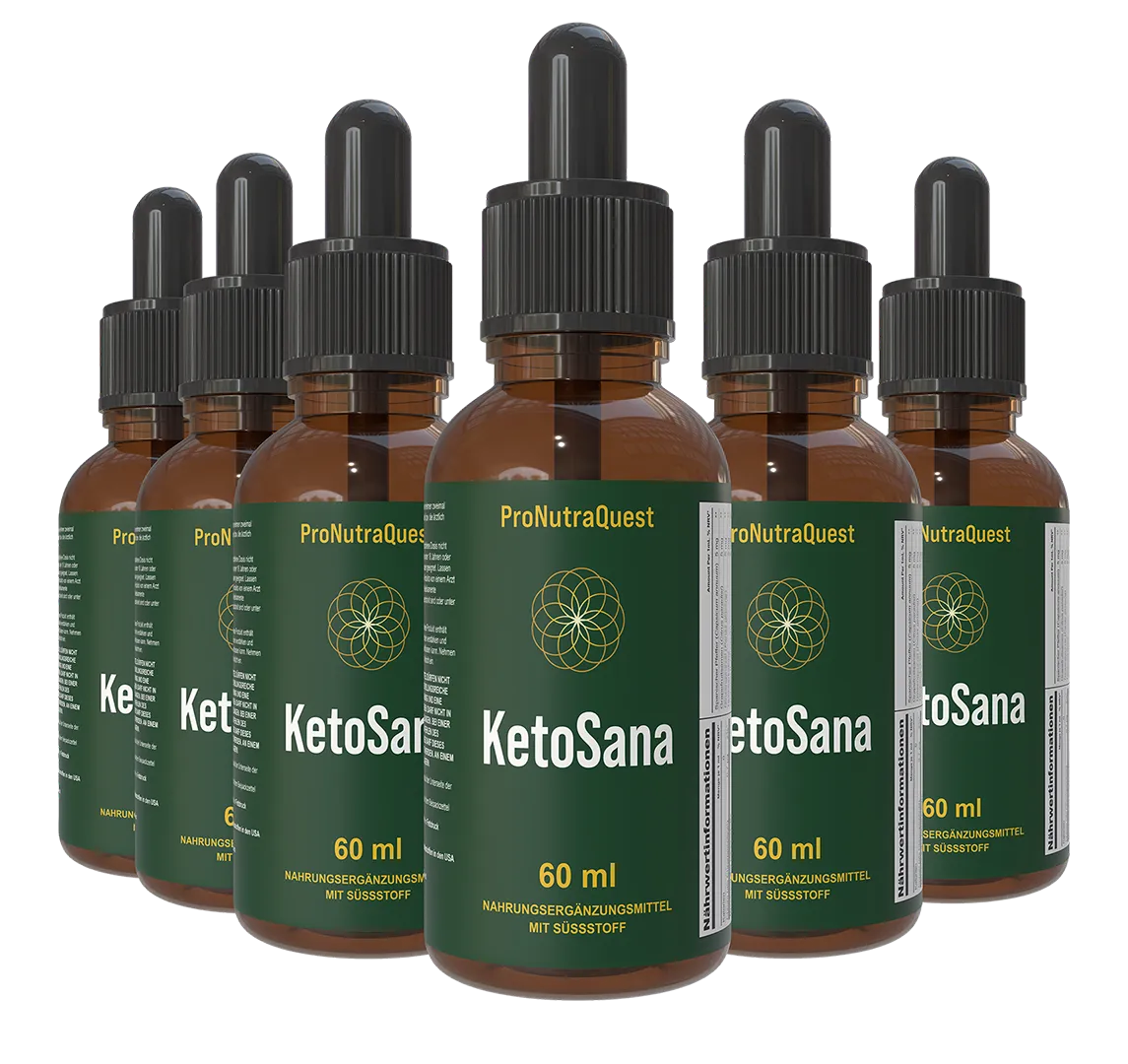 KetoSana six bottle package for long term results